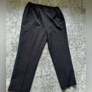 NWOT Jones Studio Black Straight Leg Dress Pants Size 14W (0 flaws never worn)